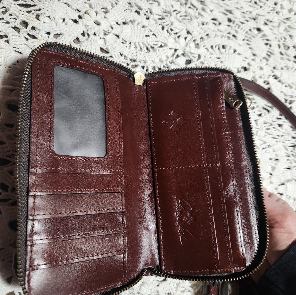 Patricia Nash Colorful Leaf Print Women's Bag/Clutch/Crossbody New - Picture 8 of 9